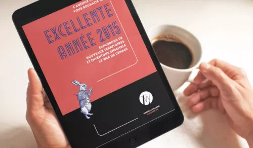 Les vœeux 2015 de LunaWeb en responsive design et SVG animé